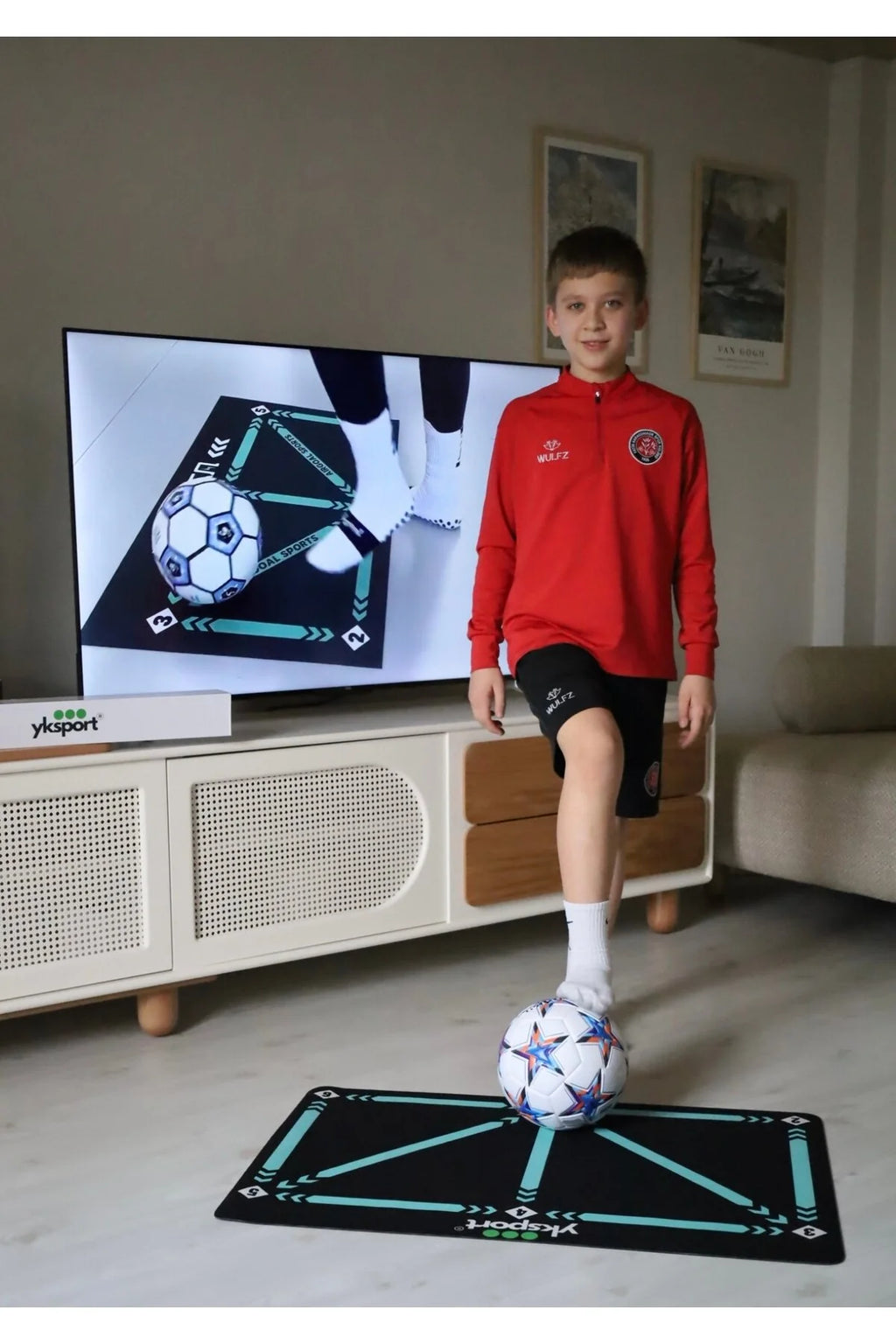 Orijinal Kaymaz Futbol Antrenman Matı Ve Eğitim Seti Top Tekniği Geliştirme