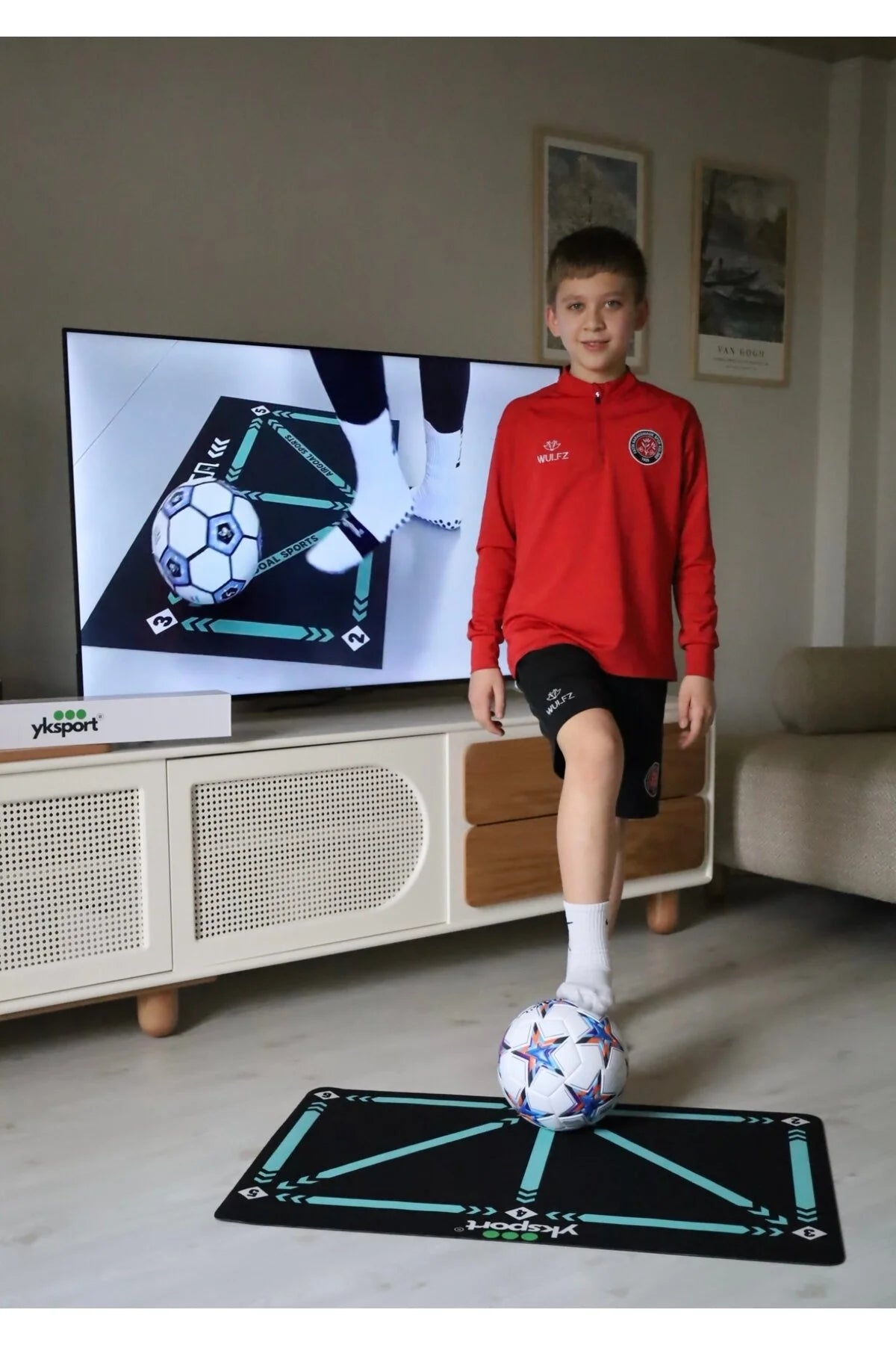 Orijinal Kaymaz Futbol Antrenman Matı Ve Eğitim Seti Top Tekniği Geliştirme